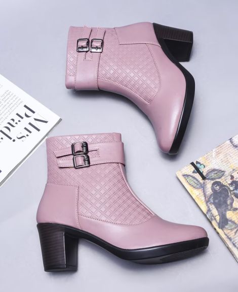 SELFIEE,Women Boots with Faux leather upper
