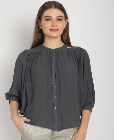 GREY EDIRA SHIRT