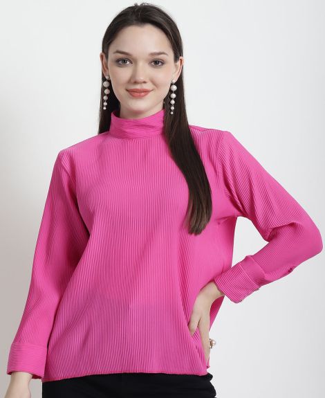 PINK TULE TOP