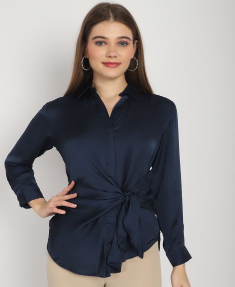 NAVY KLAP SHIRT