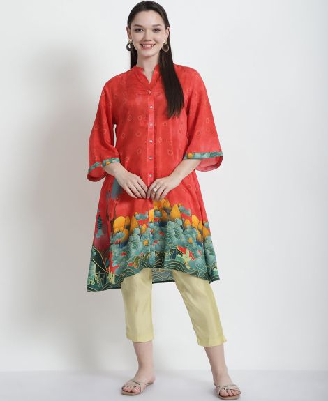 RED FLINT AGO TUNIC