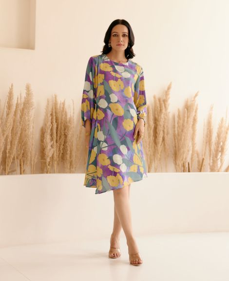 PURPLE QUIRK MODE TUNIC