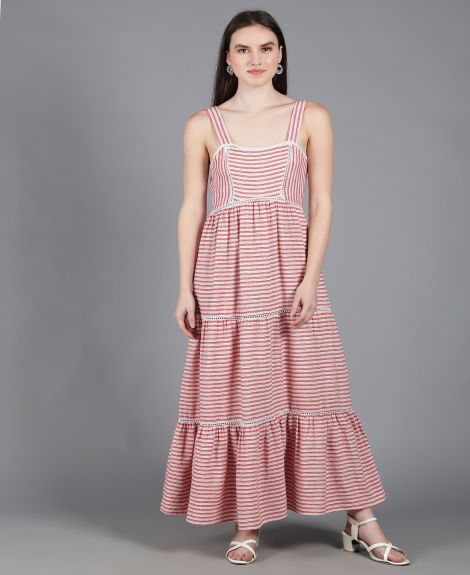 Striped Maxi Dress