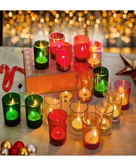 Rosy Yellow Tealight Holder/Diwali Candle/Festive Wedding Gifts/Home Decor/Beautiful Decoration/Decor Essentials