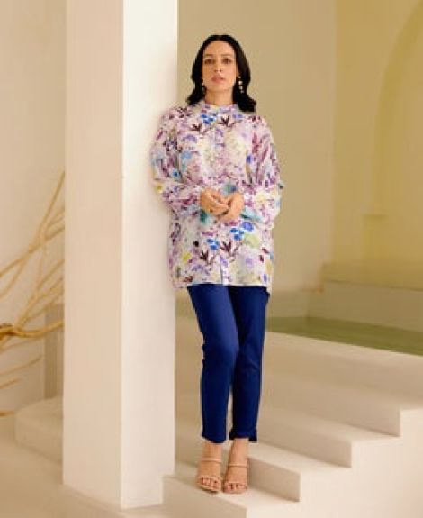 PURPLE CORA AVA SHIRT