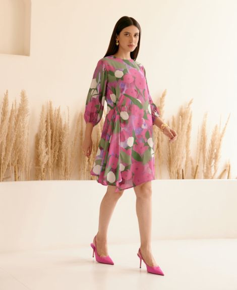 PINK QUIRK MODE TUNIC