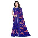 Bollyclues Women's Mono Net Embroidered And Pearl Work Saree (Mc-1199_Free Size)