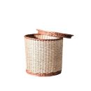 Kadam Haat Shaakhsaaz Handmade Wicker Cylindrical Utility Box