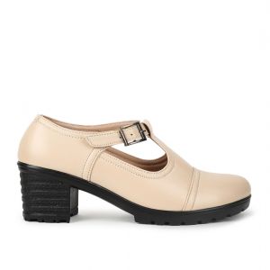 VALIOSAA, Chunky-Heeled Shoes with Buckle Strap