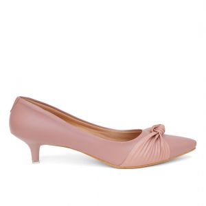 SHUZ TOUCH, Pointed-Toe Kitten Heeled Pumps
