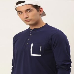 Maniac Tie and Dye Printed Mens Half  sleeve Round Neck White and Blue Cotton Oversized Fit T-Shirt