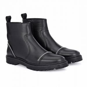 DELIZE, Zip-Closure Ankle-Length Boots