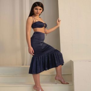 BOUJI, Ruffled Tulip Skirt
