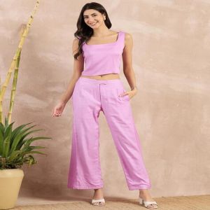 FIRST RESORT – RAMOLA BACHCHAN, Women Flared Flat-Front Trousers