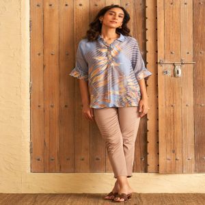 BLUE CAMAY ZOE SHIRT