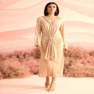 GOLD STARLIT DRESS