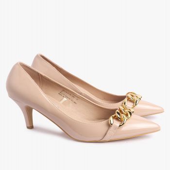 VIVIANA,Women Stilettos with Chain Accent