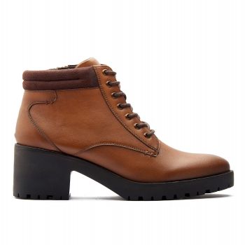 MICHAEL ANGELO, Women Ankle-Length Boots with Lace Fastening