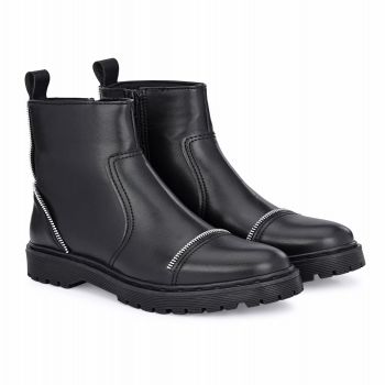 DELIZE, Zip-Closure Ankle-Length Boots