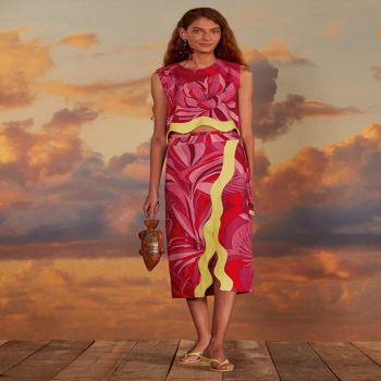 FARM RIO, ENDLESS SUMMER WRAP SKIRT
