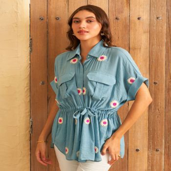 BLUE KRISM SHIRT
