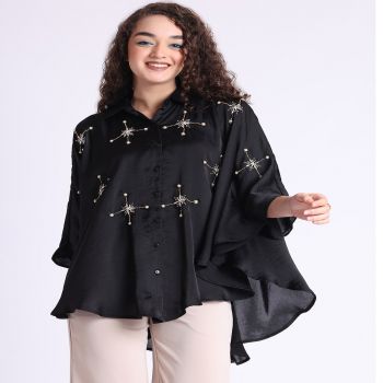 BLACK HANNAH TOP