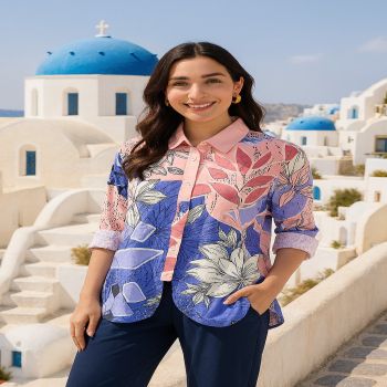 PEACH GLOBE GEOX SHIRT