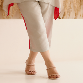 RED GREY RESORT PANTS