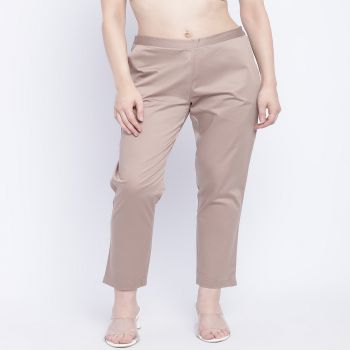LYCRA CHALK SIDE ZIP PANT