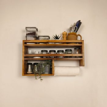 IKIRU
Eleanor Wooden Kitchen Storage Rack | Multipurpose Wooden Dish Rack
