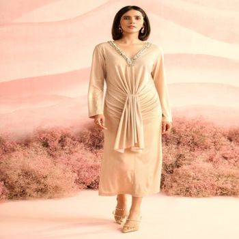GOLD STARLIT DRESS