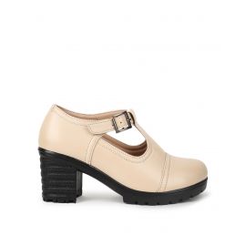 VALIOSAA, Chunky-Heeled Shoes with Buckle Strap