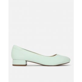 ALLEN SOLLY, Women Round-Toe Chunky Heeled Shoes