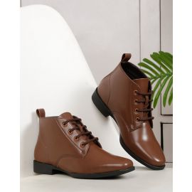 BRUNO MANETTI, Ankle-Length Boots with Lace Fastening