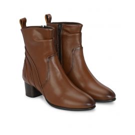 DELIZE,Ankle-Length Boots with Zip-Closure