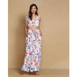 GULABO BY AJSK, Floral Print Wide-Leg Pants