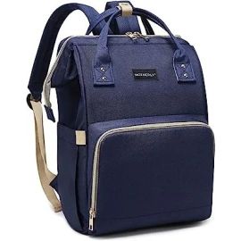 motherly Diaper Bags for Mom Travel Basic Edition (Navy Blue)