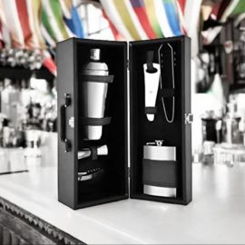 FnS Cheers Mini Bartender Cabinet Set