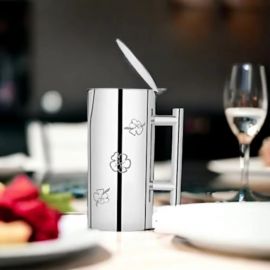 FnS Premium Stainless Steel Floral Decent Water Pitcher (1500 ML)