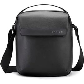 BANGE Sling Messenger Bag Crossbody Bag for Men Chest Bag Side Bag Sling Bag for Ipad/Tablet Travel Office Business Messenger Shoulder Bag Money Bag for Men and Women (24x21.5x9 cm)