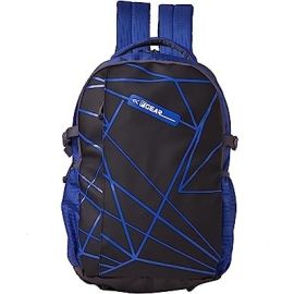 Talent Laptop Backpack With Rain Cover 32 Liters (Navy Blue,Black)