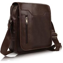 Stylish PU Synthetic Leather Men's Sling Bag Cross Body Travel Office Business messenger