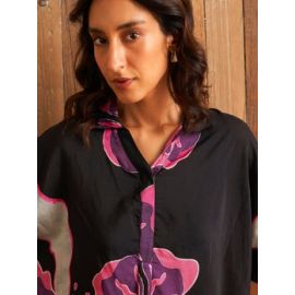 BLACK MAYA ZOE SHIRT