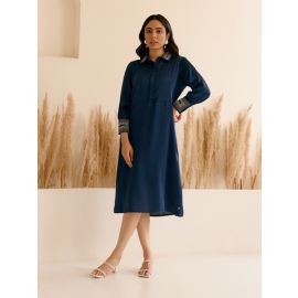 Chique,NAVY SALUTE DRESS