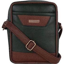 Stylish TopGrain ITALIA Faux Leather Sling Bag For Men Women | Mobile Crossbody Side Tourister Bags | Travel Key Office Document Collection Bags.