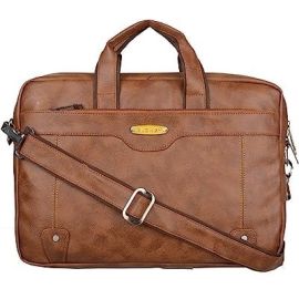 Unisex Laptop Messenger Bag (Tan)