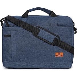 Wooum 15.6 Inch Water Resistance Laptop Messenger Bag/Laptop Briefcase/Laptop Sling bag/Laptop Side Bag for Men and Women - Blue