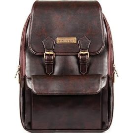 Hayden 25 Liters 15.6 Inch Laptop Backpack for Men and Women - Umber Brown