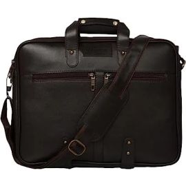 Cave 15.6" Laptop Messenger Sling Office Bag For Men and Women - Brown