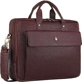 Leather Laptop Messenger Bag for Men